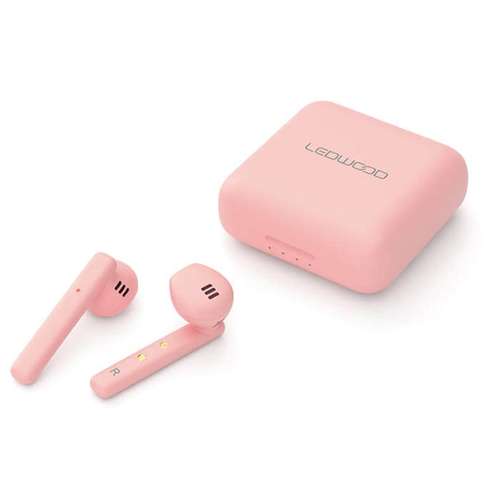 LEDWOOD Hubble True Wireless Bluetooth Høretelefoner In-Ear m. Mikrofon - Pink