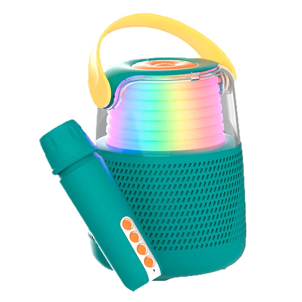 Højtaler Karaoke Sæt m. Mikrofon MOB - Grøn