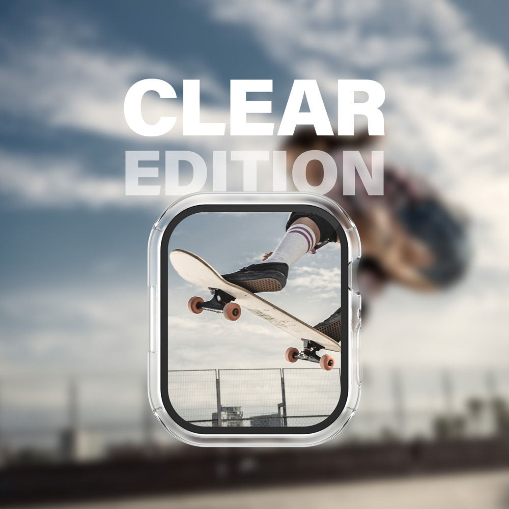 PanzerGlass Apple Watch 11 / 10 (42mm) Snappie Full Body Slim Cover + Skærmbeskyttelse - Transparent