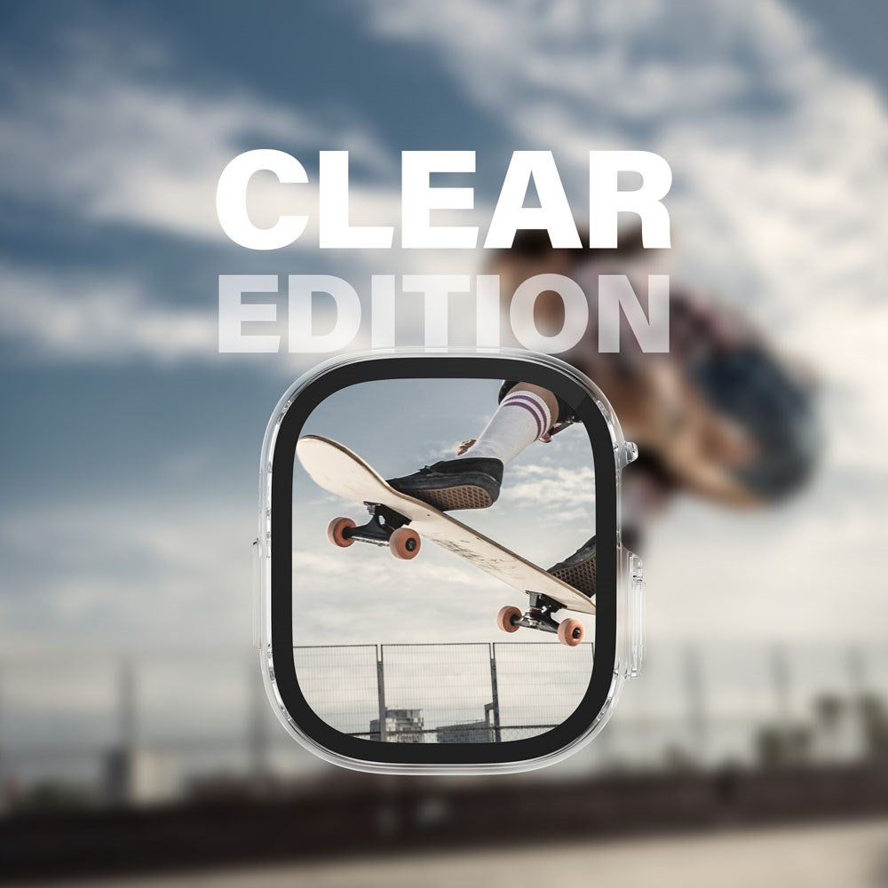 PanzerGlass Apple Watch Ultra 3/2/1 (49mm) Snappie Full Body Slim Cover + Skærmbeskyttelse - Transparent