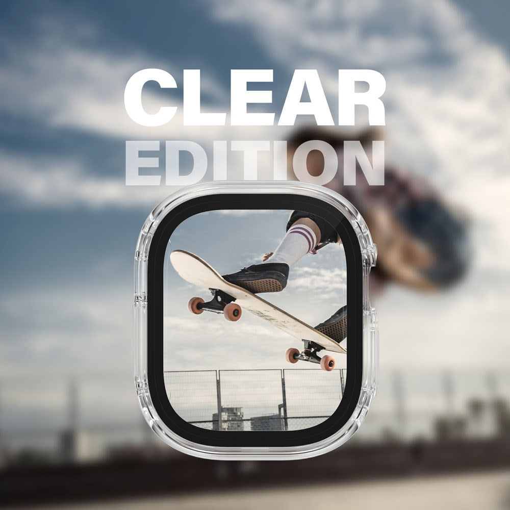 PanzerGlass Apple Watch Ultra 3/2/1 (49mm) Snappie Full Body Cover + Skærmbeskyttelse - Transparent