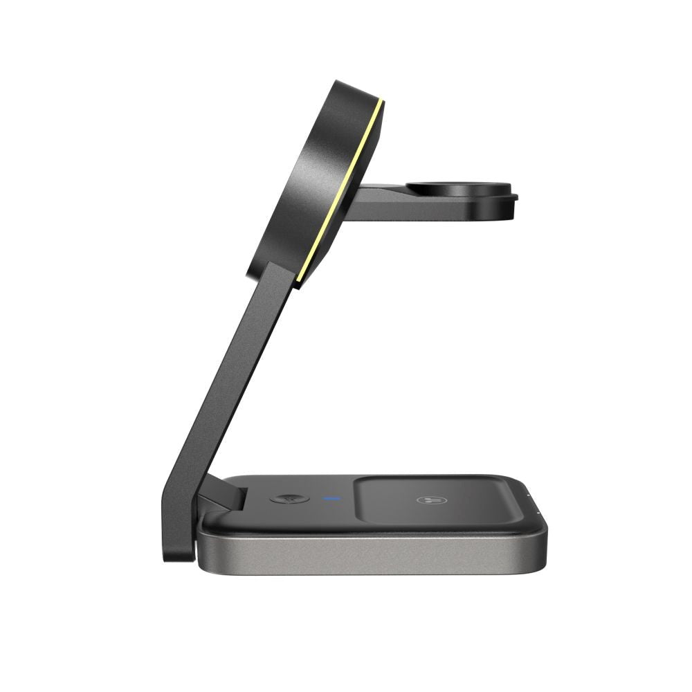 Tech-Protect QI-A28 3-in-1 15W Trådløs Oplader - Black