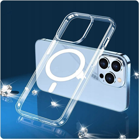 Tech-Protect Samsung Galaxy S22 Flexair Hybrid Bagside Cover - MagSafe Kompatibel - Gennemsigtig