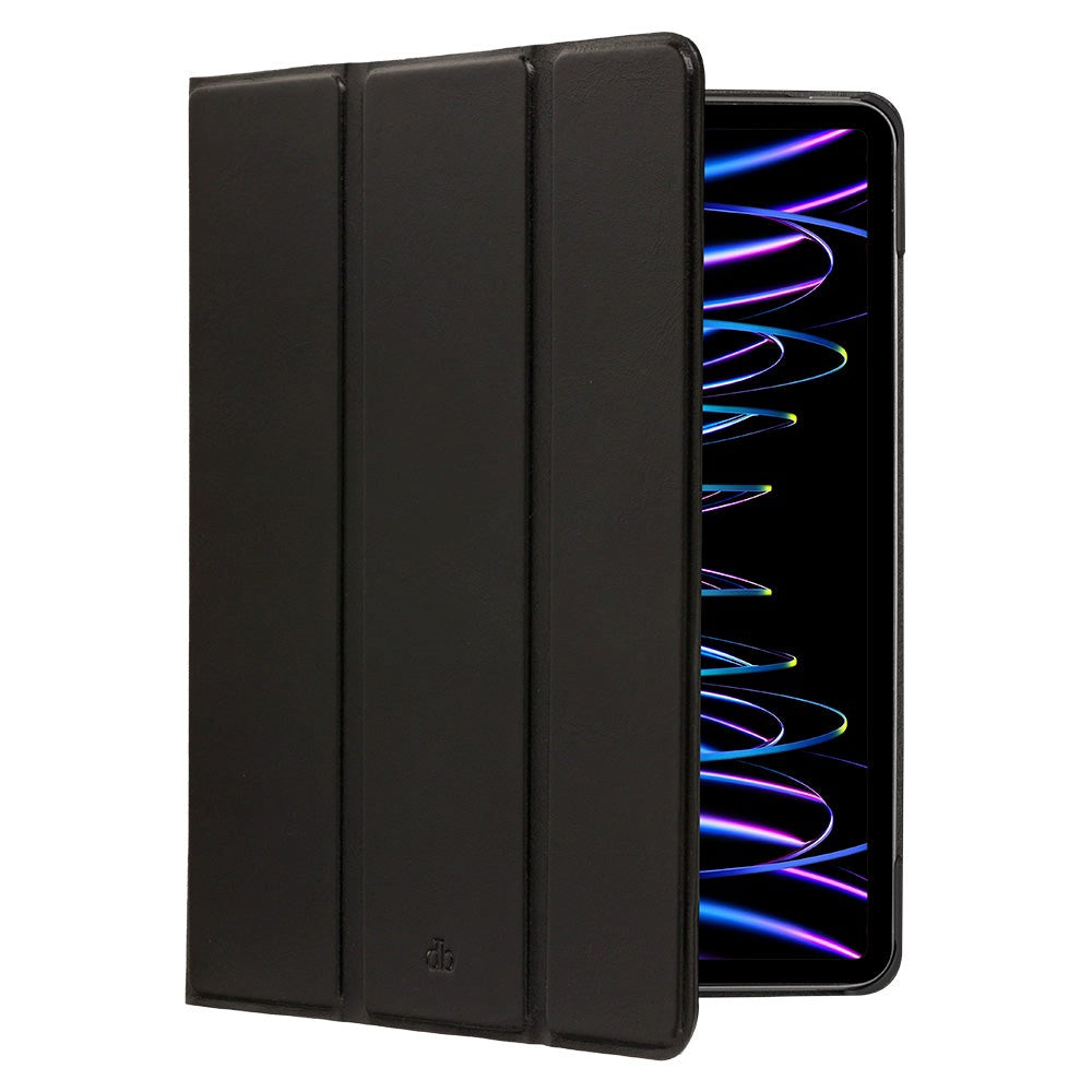 dbramante1928 iPad 11" (2025) / iPad 10.9" (2024/2022) Risskov Miljøvenligt Læder Flip Cover - Sort