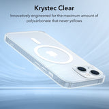 ESR iPhone 14 Plus Krystec Halolock Bagside Cover - MagSafe Kompatibel - Gennemsigtig