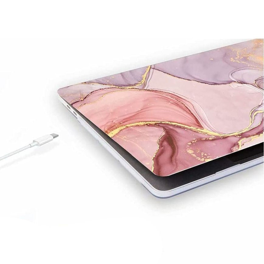 MacBook Air 13" M5/M4/M3/M2 (2026-2022) Tech-Protect Smartshell Case - Marble (DEMO)