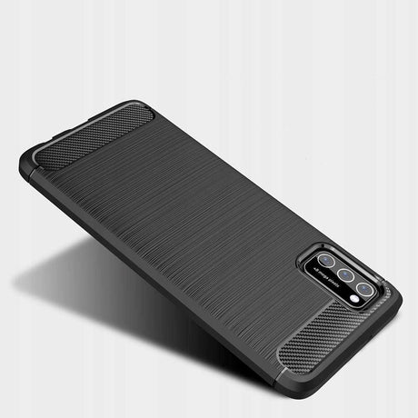 Xiaomi Poco M3 Tech-Protect Carbon Bagside Cover - Sort