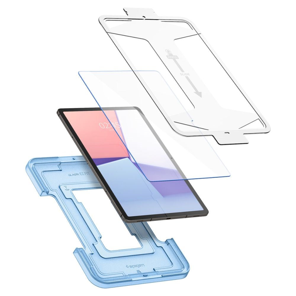 Spigen Samsung Galaxy Tab S9 EZ Fit Glas.tR Skærmbeskyttelse - Case Friendly - Gennemsigtig