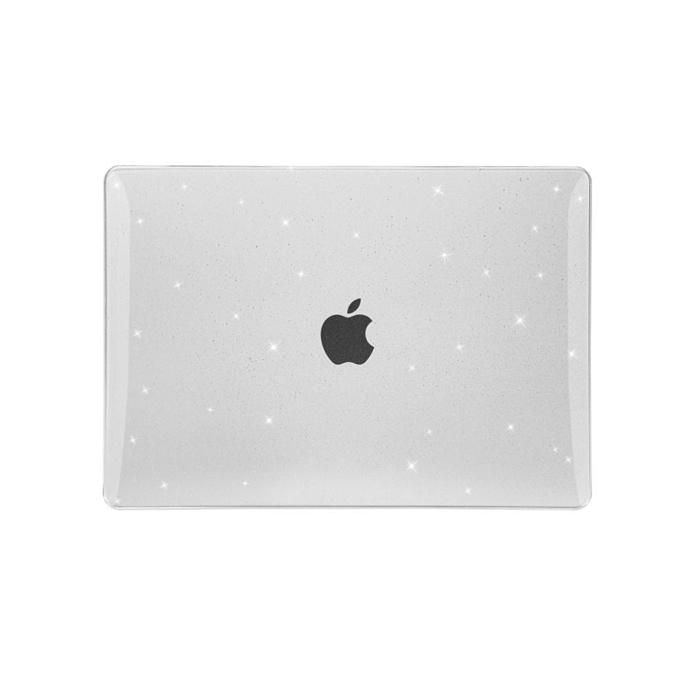 MacBook Air 15 M2/M3 (2023-2024) - Tech-Protect Smartshell Case - Glitter Clear