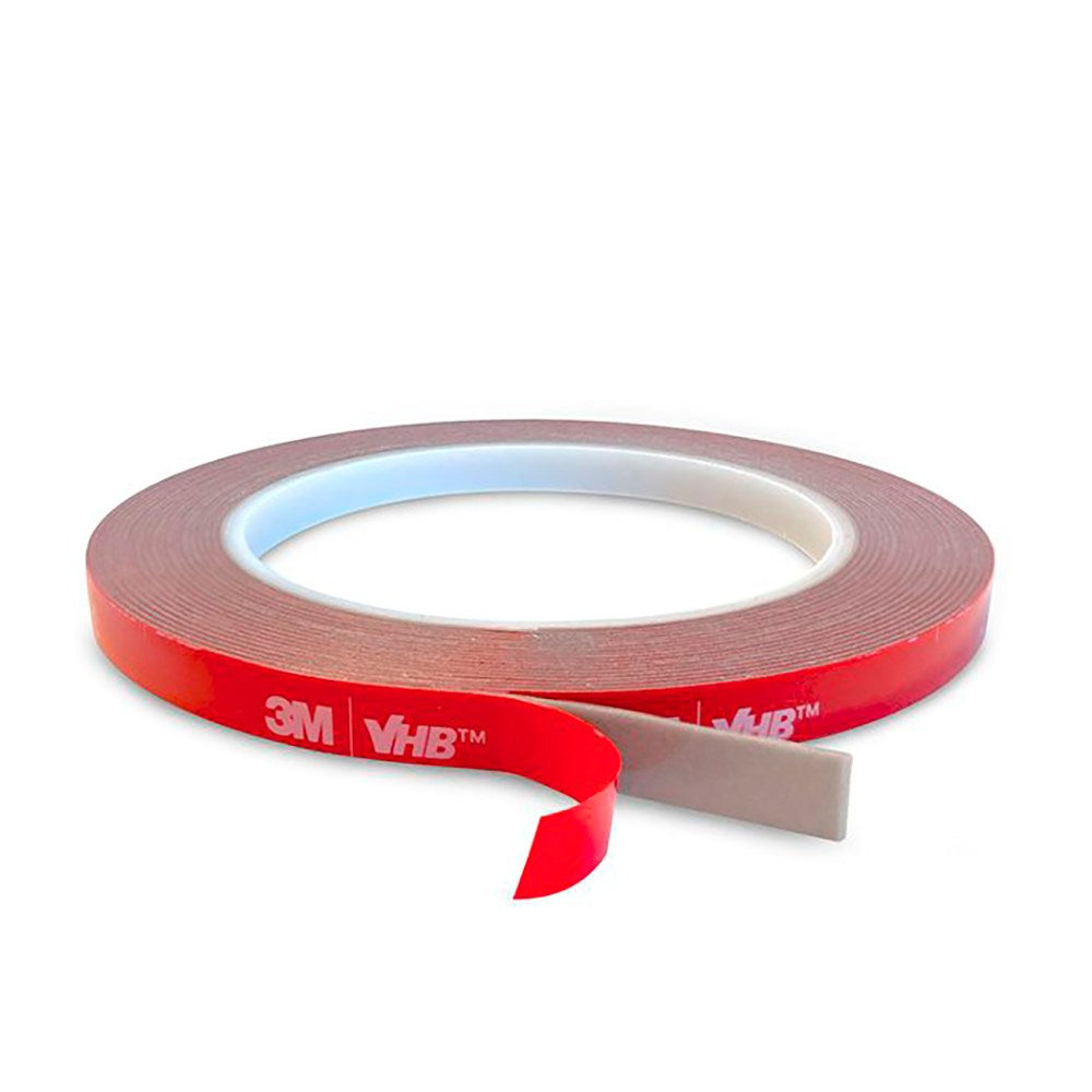 Light Solutions - 3M VHB Dobbeltklæbende Tape - 8mm - 5m - Gennemsigtig
