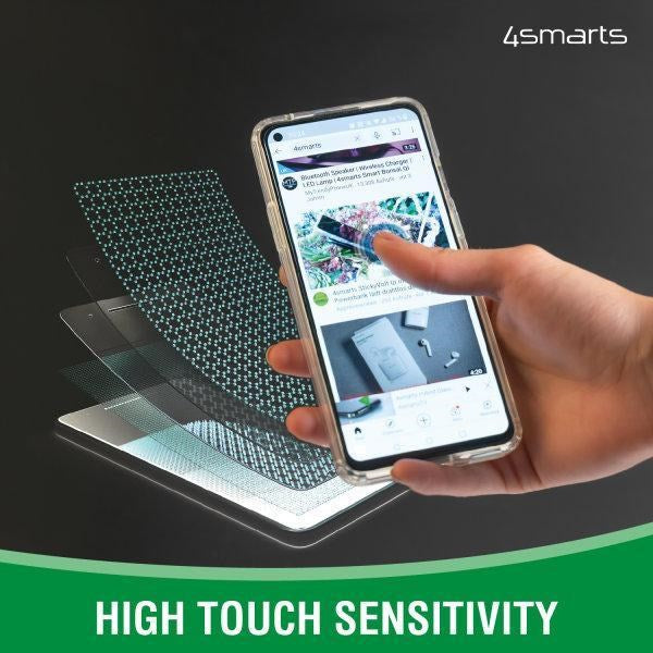 iPhone SE (2022/2020) / 8 / 7 4smarts Second Glass X-Pro Clear Hærdet Glas m. Monteringsramme - Case Friendly - Gennemsigtig