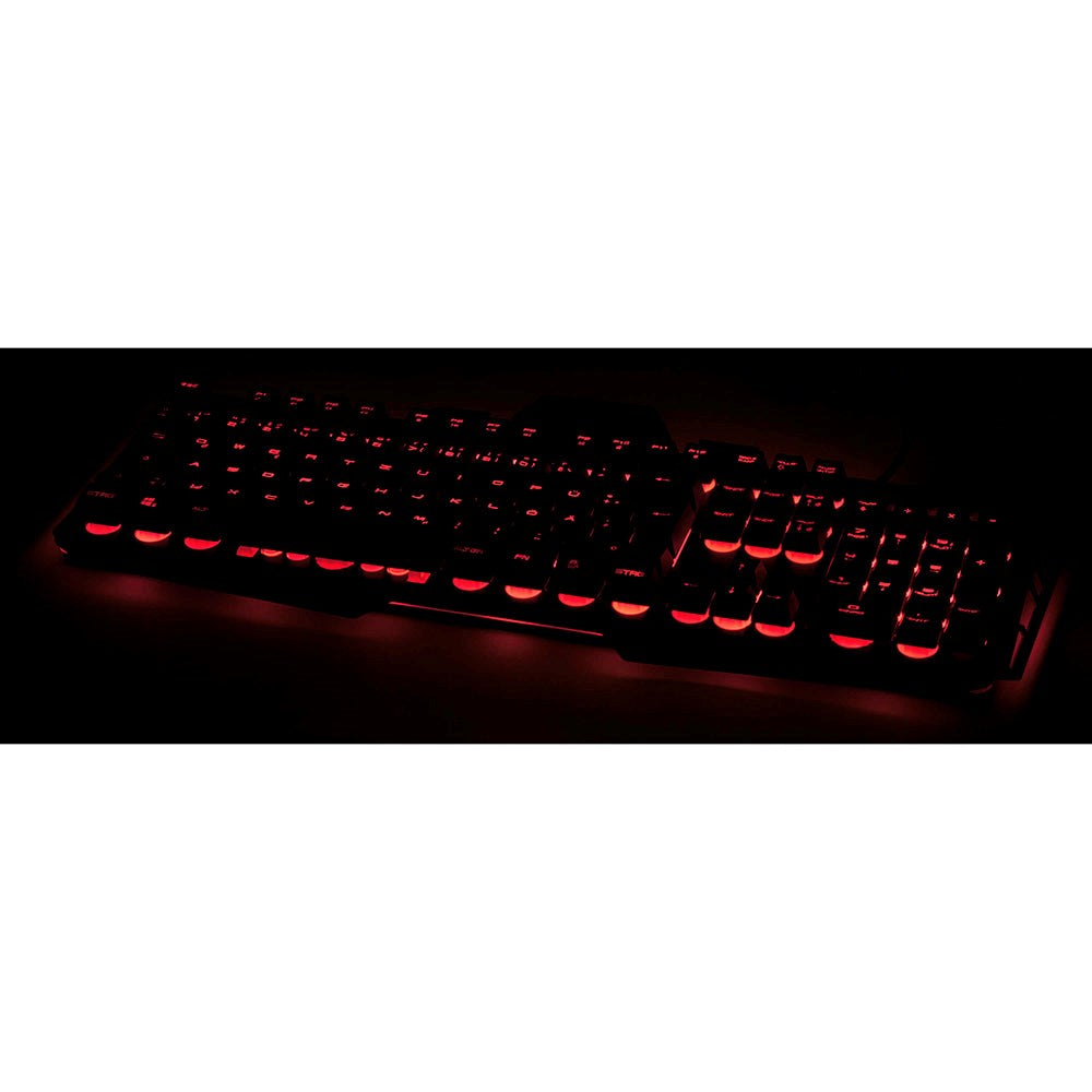 uRage Cyberboard Gaming Keyboard RGB - Nordisk Tastatur Layout - Sort