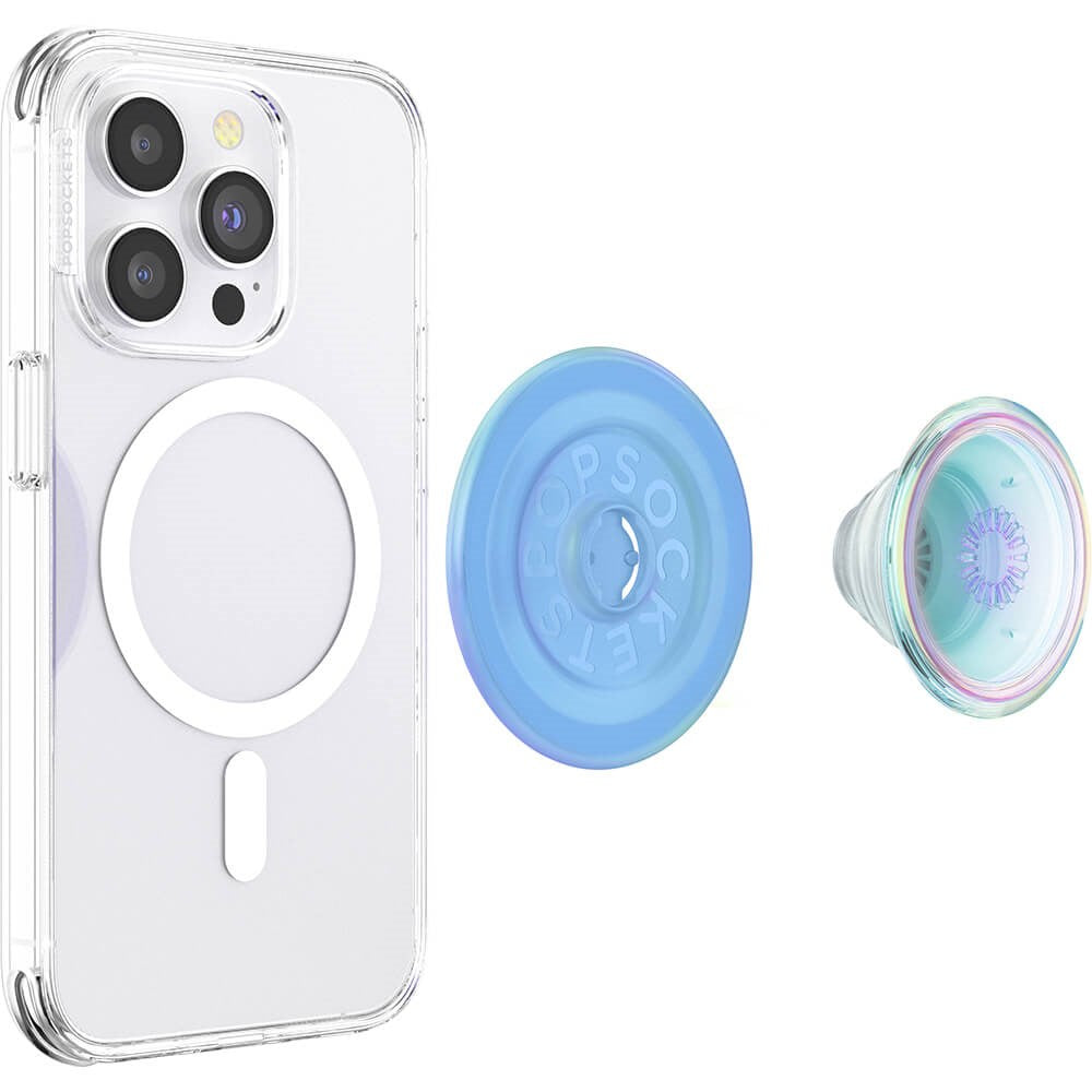 POPSOCKETS PopGrip Opalescent Blue Translucent MagSafe - Stander & Greb