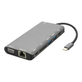 4smarts 8-i-1 USB-C Adapter - Grå