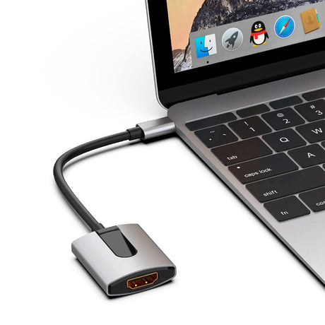 4smarts USB-C til HDMI 4K Single Adapter - Grå