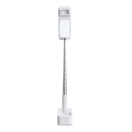 4smarts Mobil Stander m. Led Lampe & Bluetooth Fjernbetjening - Hvid