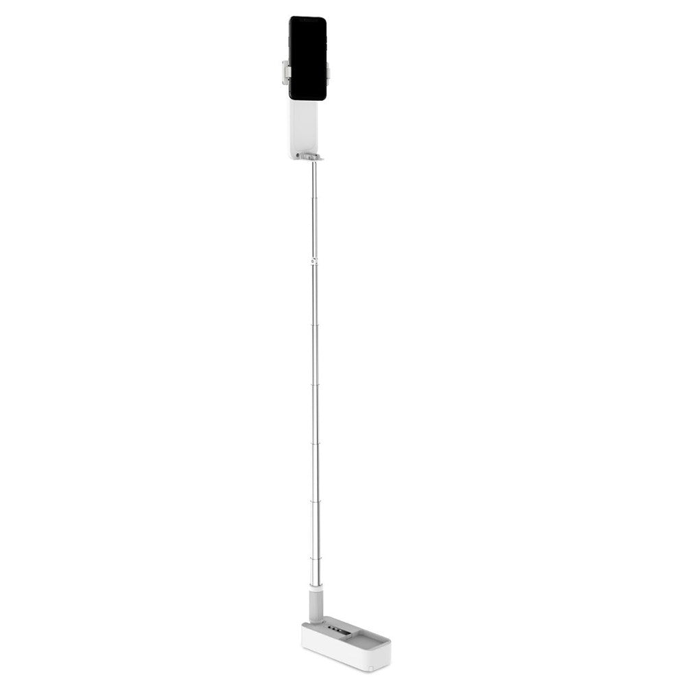 4smarts Mobil Stander m. Led Lampe & Bluetooth Fjernbetjening - Hvid