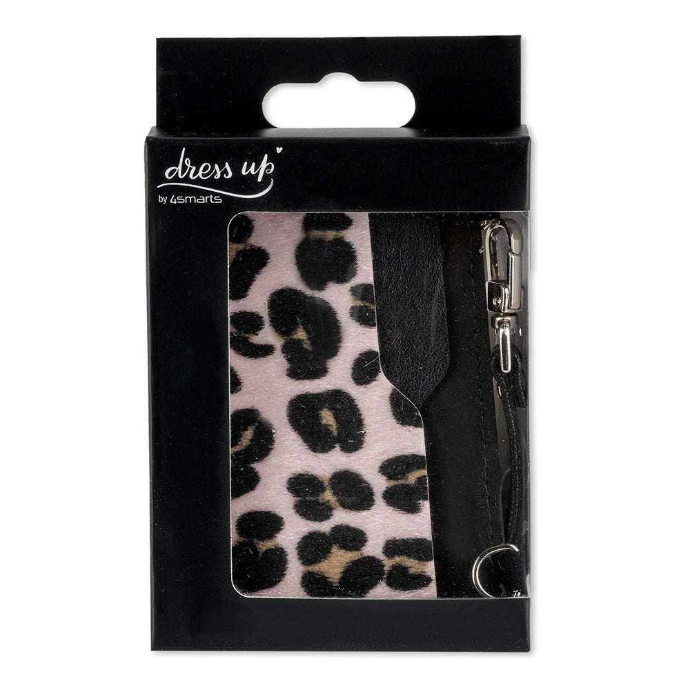 4Smarts DressUP Mobilholder m. Strop & Kortholder - Leopard