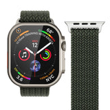 Vonmählen Apple Watch (38/40/SE/41/42mm) Woven Loop Nylon Rem - Olive