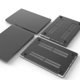 Vonmählen - Transparent Case for MacBook Pro M1/M2/M3 14" (2021-2023) - Mat Sort/Gennemsigtig