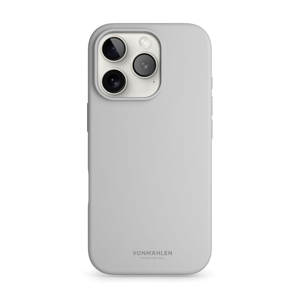 iPhone 16 Pro Max Vonmählen Eco Silikone Bagside Cover - MagSafe Kompatibel - Light Gray