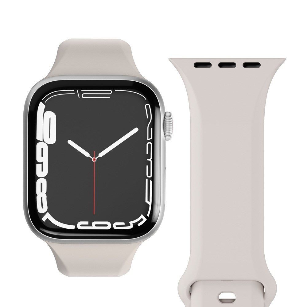 Vonmählen Apple Watch (38/40/SE/41/42mm) Classic Band 2 Genanvendt Silikone Rem - Grå