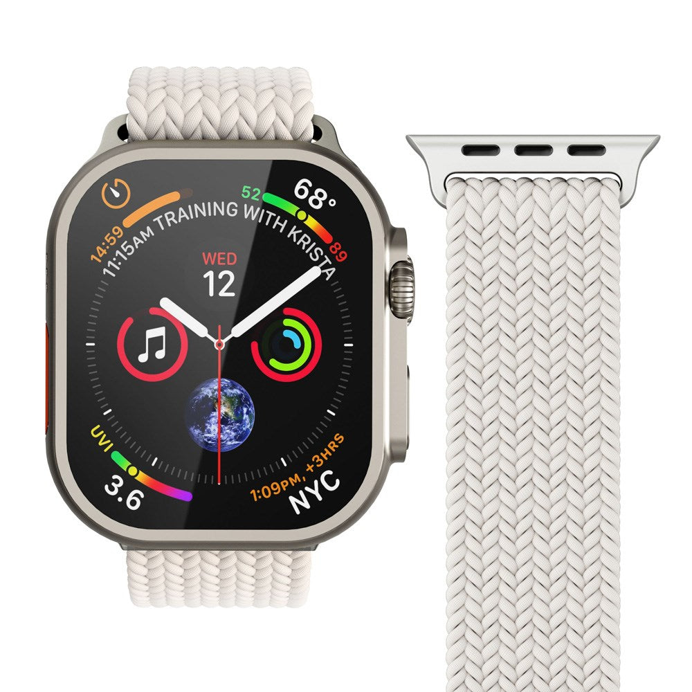 Vonmählen Apple Watch (38/40/SE/41/42mm) Woven Loop Nylon Rem - Cream