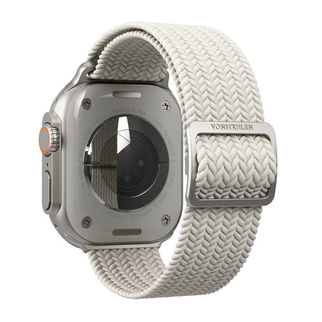 Vonmählen Apple Watch (38/40/SE/41/42mm) Woven Loop Nylon Rem - Cream