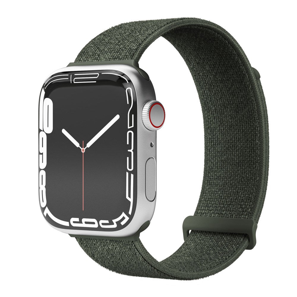 Vonmählen Apple Watch (42/44/45/46/SE/49mm) Fitness Loop 2 Nylon Rem - Grøn