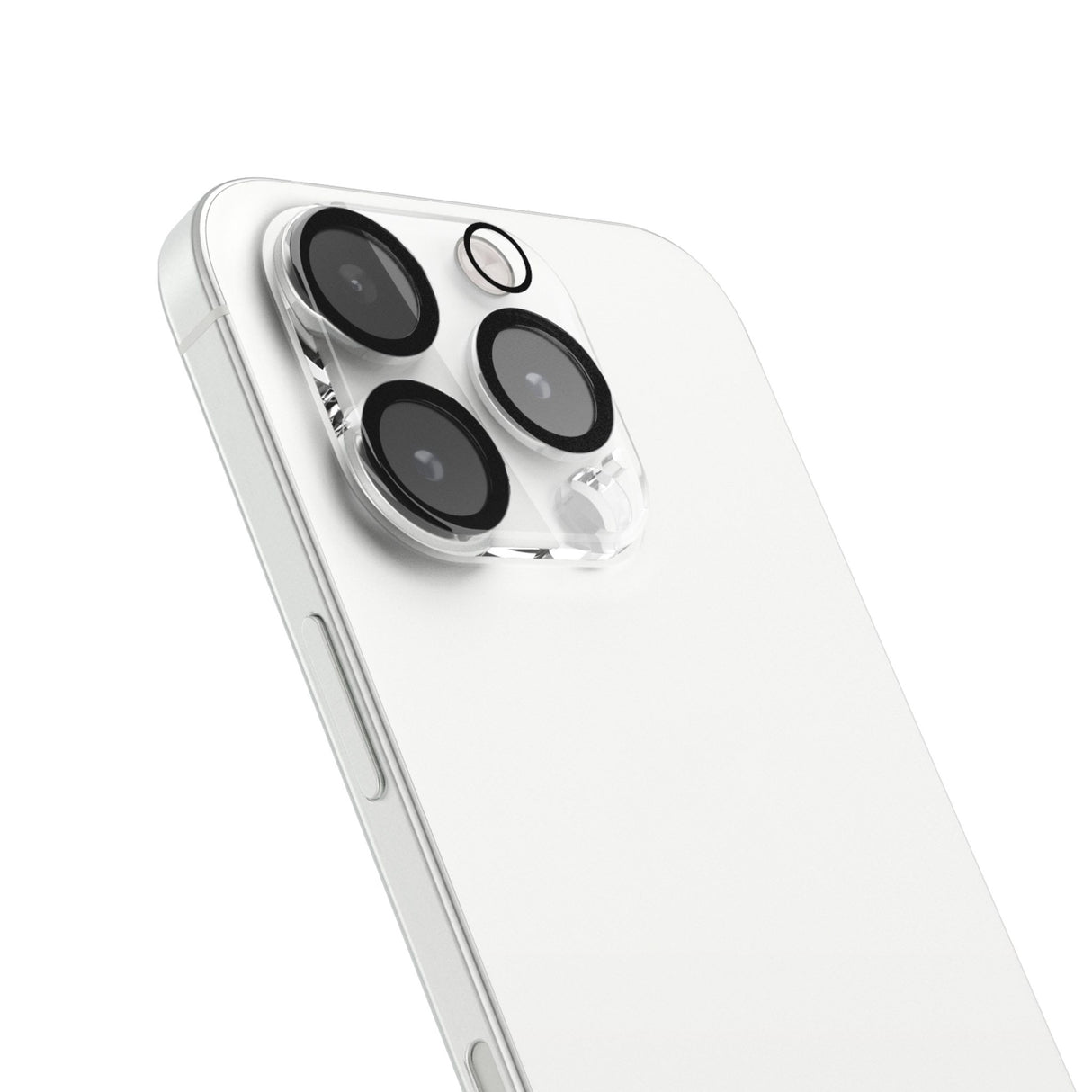 Vonmählen iPhone 16 Pro Beskyttelsesglas til Kameralinse - Gennemsigtig / Sort