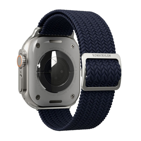 Vonmählen Apple Watch (42/44/45/SE/46/49mm) Woven Loop Nylon Rem - Navy