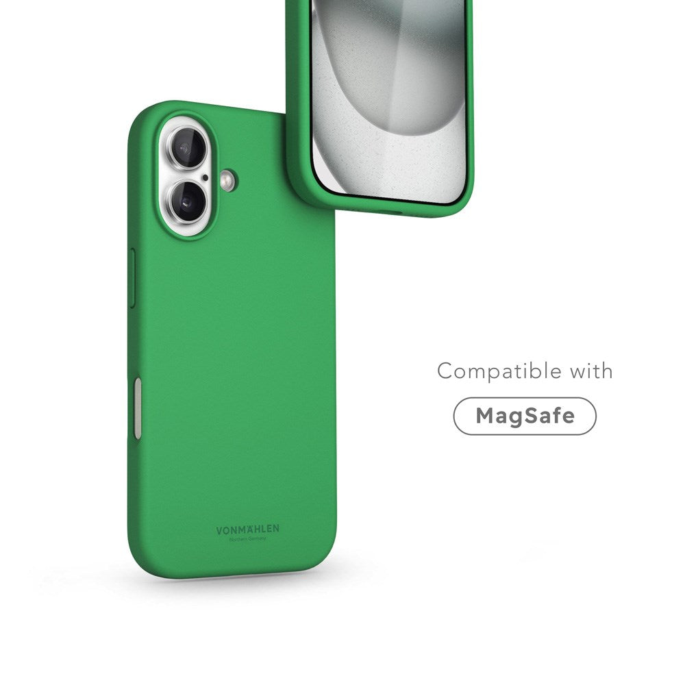 iPhone 16 Vonmählen Eco Silikone Bagside Cover - MagSafe Kompatibel - Green Haven