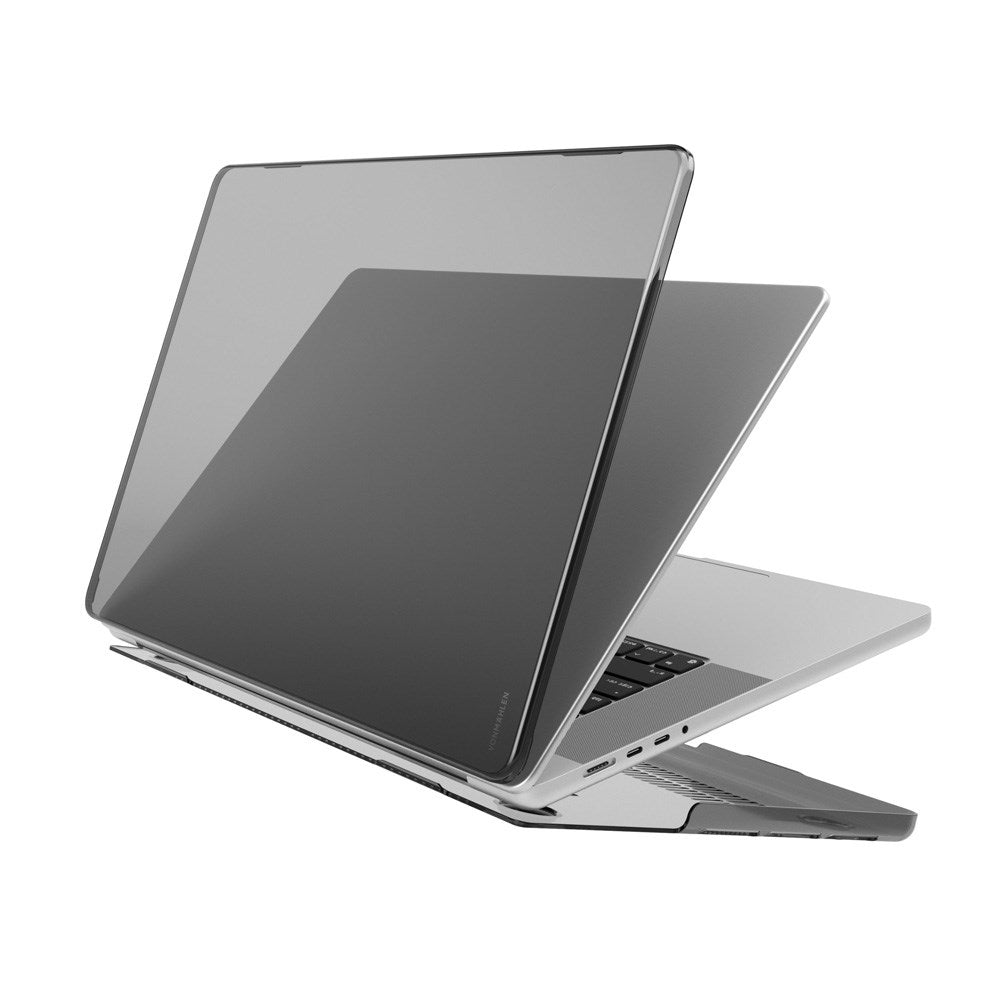 Vonmählen - Transparent Case for MacBook Air 13" M2/M3/M4 (2022-2025) - Gennemsigtig/Sort