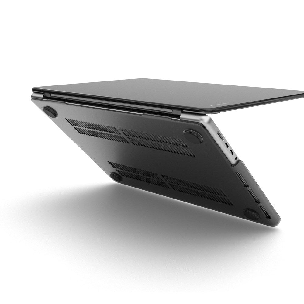 Vonmählen - Transparent Case for MacBook Air 13" M2/M3/M4 (2022-2025) - Gennemsigtig/Sort