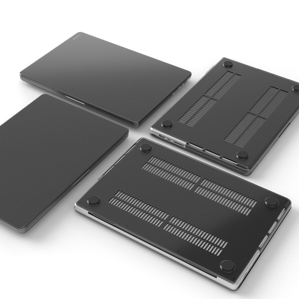 Vonmählen - Transparent Case for MacBook Air 13" M2/M3/M4 (2022-2025) - Gennemsigtig/Sort