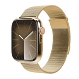 Vonmählen Apple Watch (38/40/SE/41/42mm) Milanese 2 Rustfrit Stål Rem - Guld