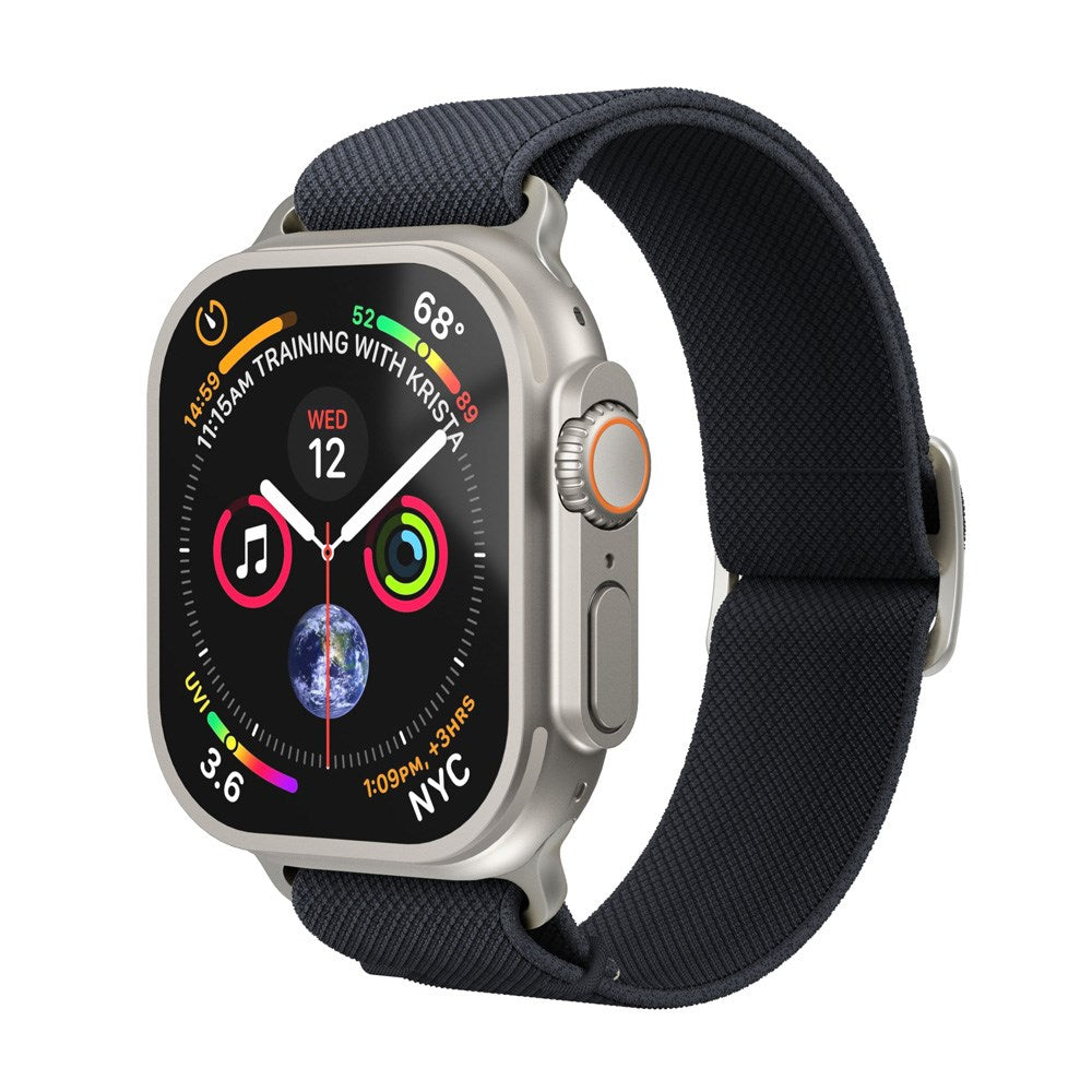 Vonmählen Apple Watch (42/44/SE/45/46/49mm) Classic Nylon Loop Rem - Navy