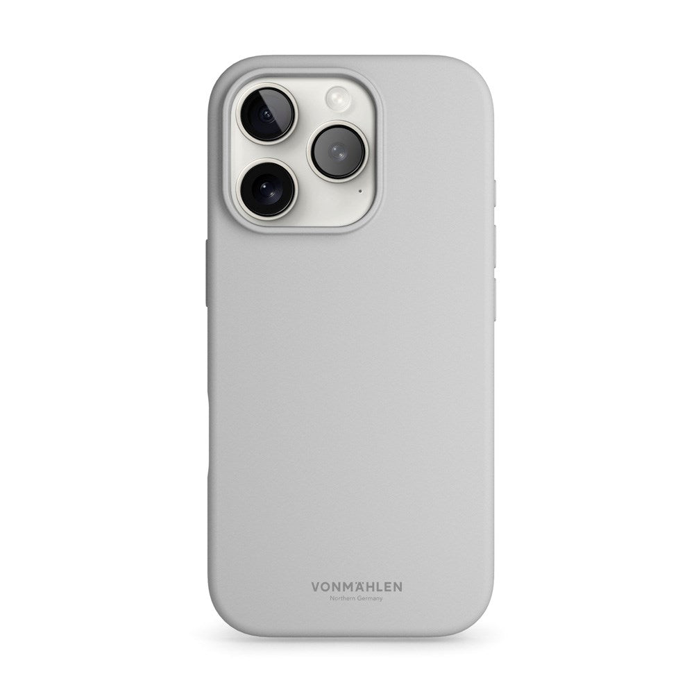 iPhone 16 Pro Vonmählen Eco Silikone Bagside Cover - MagSafe Kompatibel - Light Grey