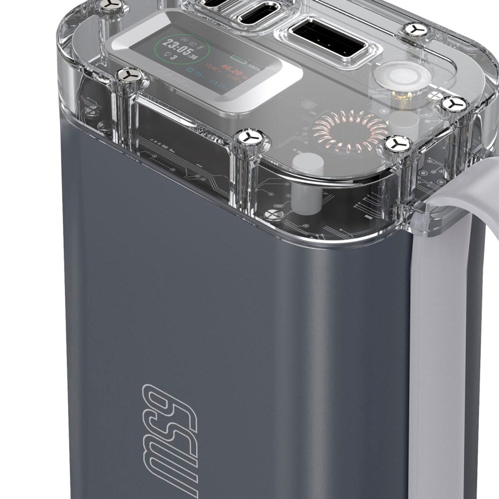 PowerBank Lucid Air - 4smarts - 26800 mAh - 65W - Grå