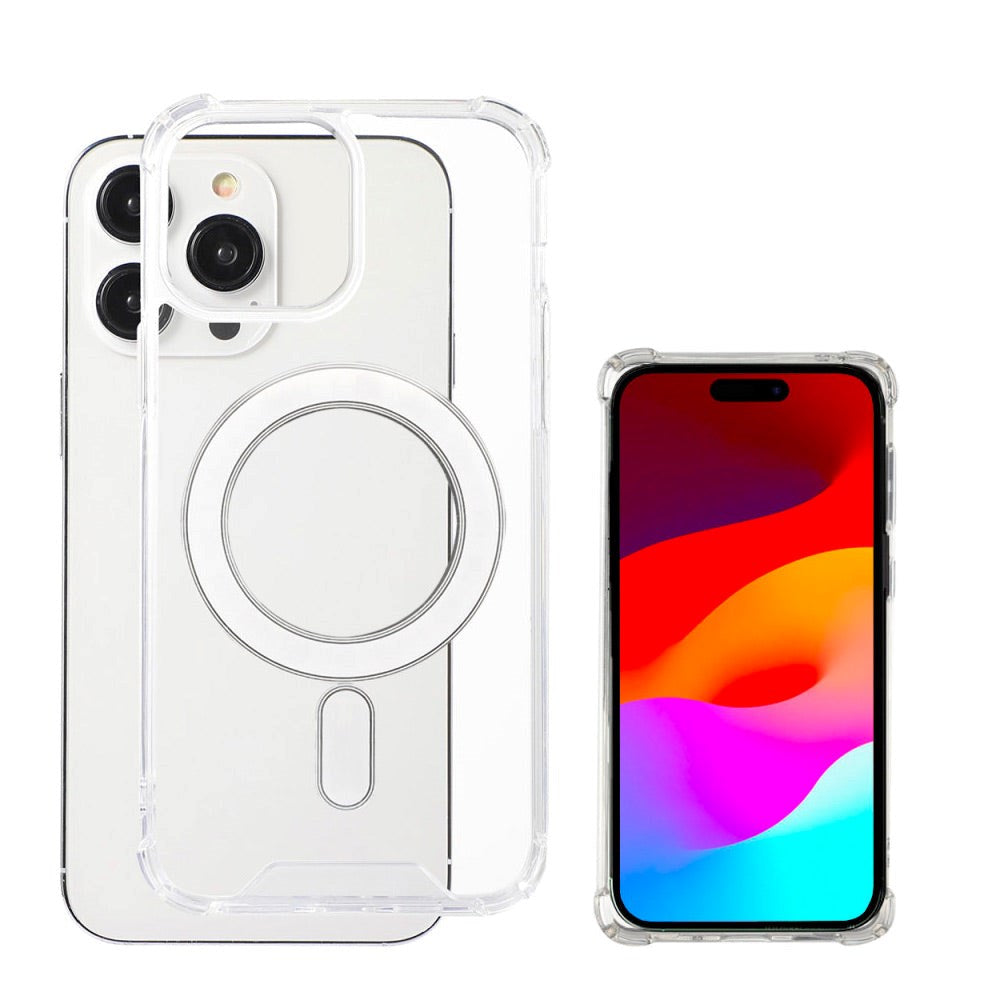 4smarts iPhone 15 Pro IBIZA Case - MagSafe Kompatibel - Gennemsigtig