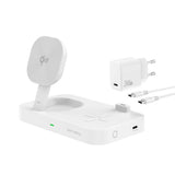 4smarts Qi2 15W Trådløs Oplader - MagSafe Kompatibel - Hvid