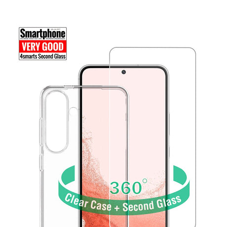 4smarts Samsung Galaxy S24 Second Glass X-Pro 360° Protection Set (Cover + Hærdet Glas)