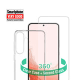 4smarts Samsung Galaxy S24+ (Plus) Second Glass X-Pro 360° Protection Set (Cover + Hærdet Glas)