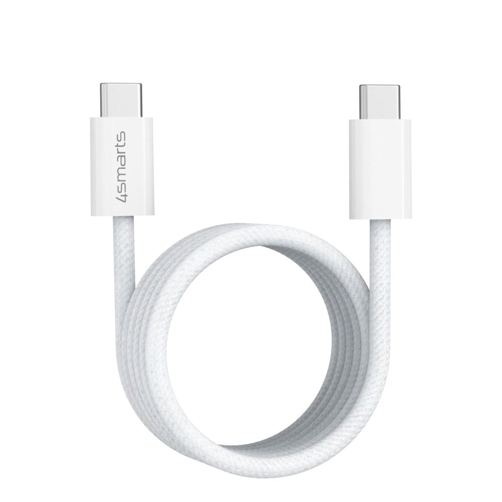 4smarts Magnetisk 100W PD USB-C til USB-C Kabel - 1.5m - Hvid