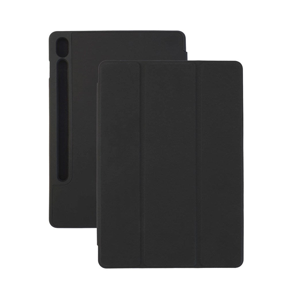 Samsung Galaxy Tab S9 4smarts Basic Folio Flip Cover m. Pen Holder - Sort