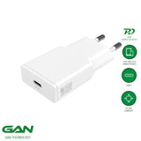 4Smarts Slim PD 25W Vægoplader GaN m. USB-C - Hvid