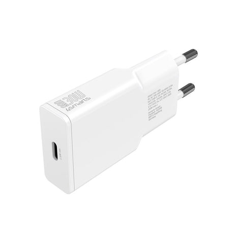 4Smarts Slim PD 30W Vægoplader GaN m. USB-C - Hvid