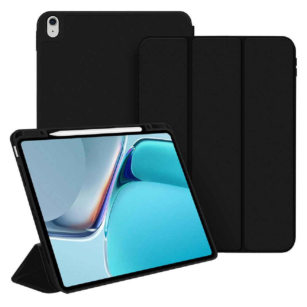 iPad Air 13" (2025 / 2024) 4smarts Basic Folio Flip Cover m. Pen Holder - Sort