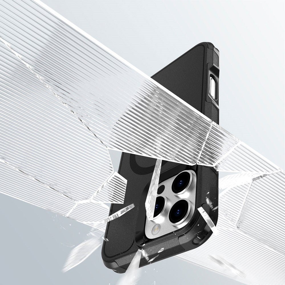 4smarts iPhone 16 Pro Defend Bagside Cover - MagSafe Kompatibel - Sort