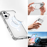 4smarts iPhone 16 IBIZA Case - MagSafe Kompatibel - Gennemsigtig